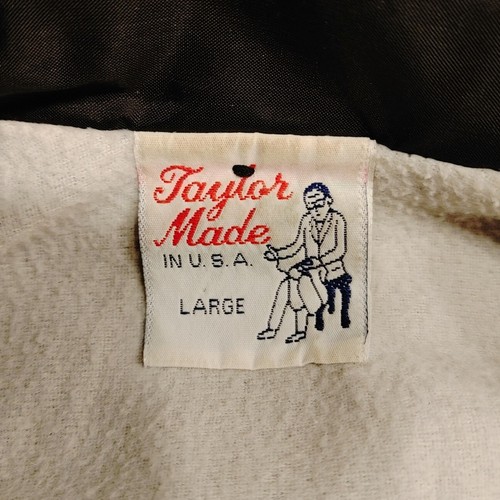 VTG 80's Taylor Made LARGE Snap Button Up LARGE Windbreaker STEEL Co. Jacket - Picture 2 of 10