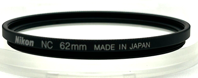 Nikon Neutral Color NC Filter 62mm. Filtro protector neutro per obiettivi M62