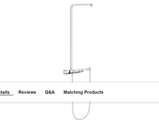 Grohe 26379000 24 SmartControl Wall Mounted Shower System with Exposed Thermost
