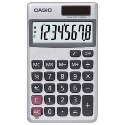 Casio Wallet Size Calculator  SL-300SV-New   Large Display