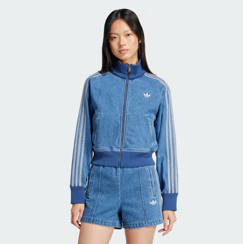 ADIDAS Originals Adicolor Denim Track Top For Women (Indigo ADIDAS Originals Adicolor Denim Track Top For Women (Indigo