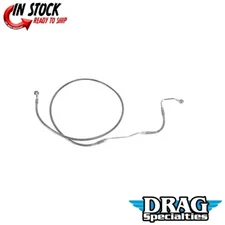 Drag Specialties 1741-2928 Extended Length Stainless Steel Front Brake Line Kit