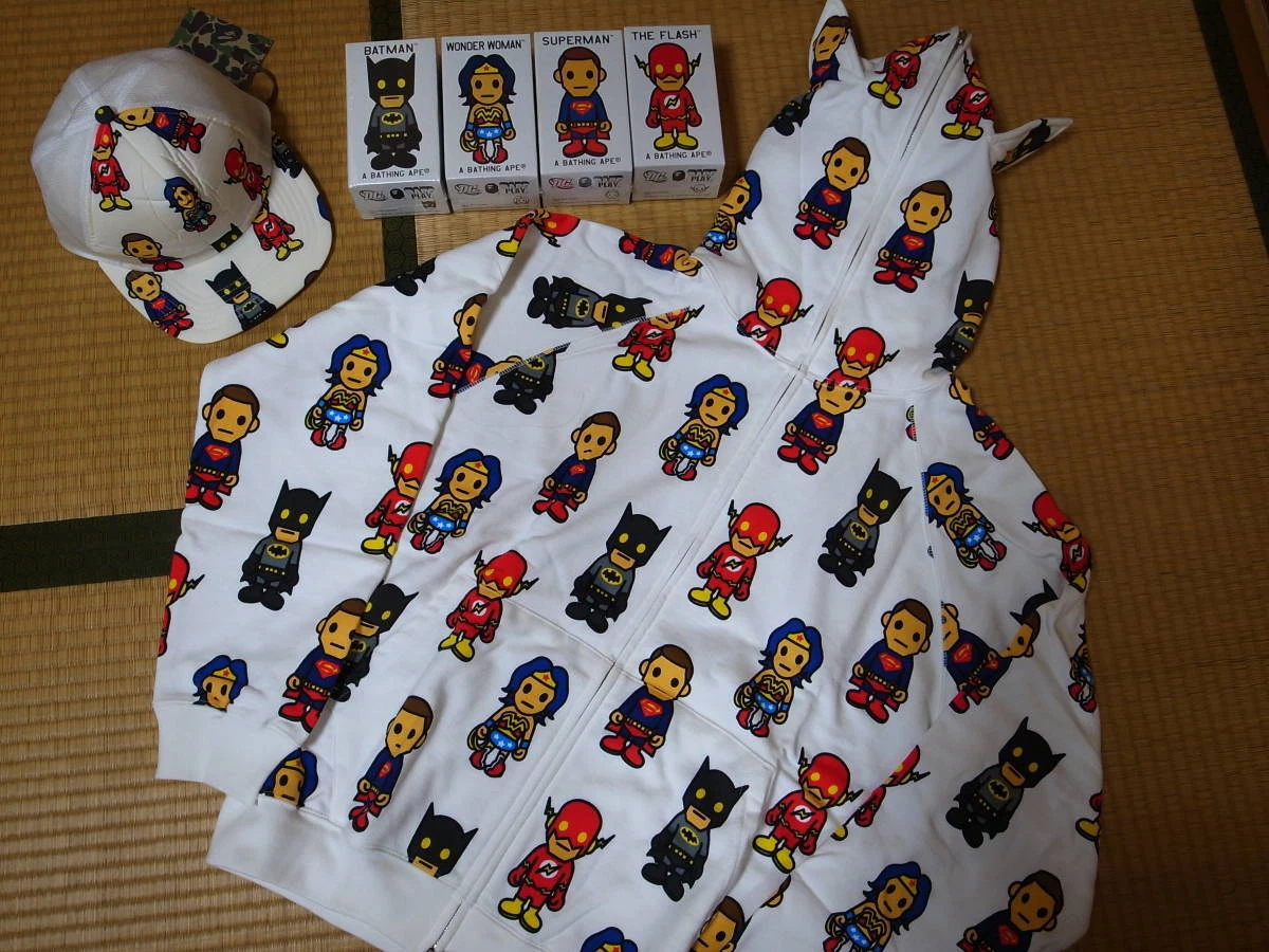 Bape dc hoodie sale