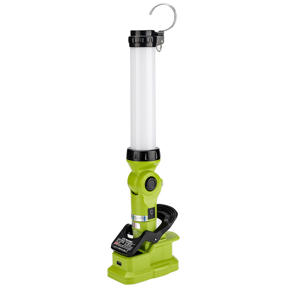 LED Work Light For Ryobi 18V Lithium Battery Cordless Portable Camping