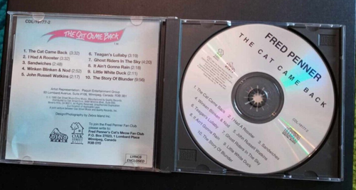 Fred Penner The Cat Came Back Cd 1992 Oak Street Music | eBay