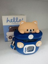 Capacity Sippy Cup 500ml Cute Kids Water Bottle with Adjustable Shoulder Strap