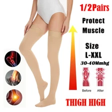 Medias de Compresión Altas 30-40mmHg Medias Medicas Varices Dedos Cercanos