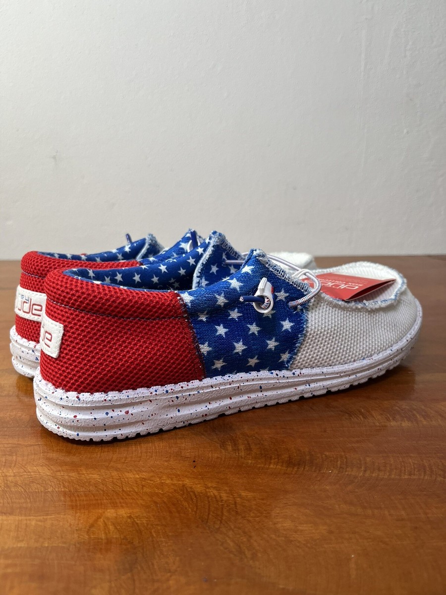 New mens Hey Dude Wally Sox American pride new in packaging opened for pictures New Men main image 4