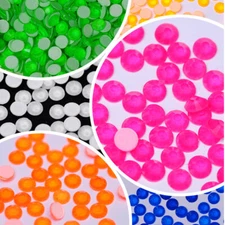 2058 Neon Rhinestones Non Hotfix Flatback Nail Art Luminous Fluorescence Crystal