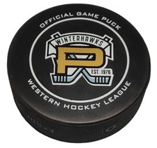 PORTLAND WINTERHAWKS WHL OFFICIAL GAME PUCK PRO - FLEX MADE IN 🇨🇦 EST. 1976