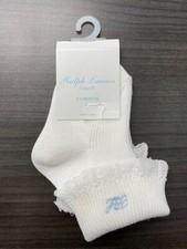 Ralph Lauren "Layette" Socks 0 - 6 mo 