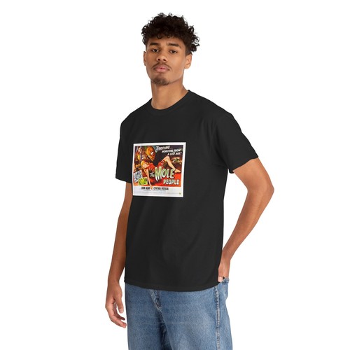 "The Mole People" (1956) Vintage Sci-Fi Adventure Horror Movie Poster T-Shirt - Picture 11 of 109