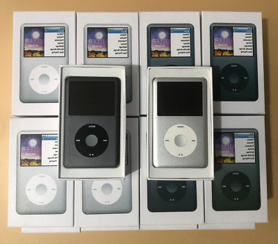 NEW, Apple iPod Classic 7th Gen 120GB/160GB Black/ Silver MP3 - Retail Box