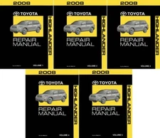 2008 Toyota Highlander Shop Service Repair Manual Complete Set