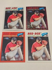 Payton Tolle '26Heritage Lot (4)-Burgandy Sparkle, White Chrome, Base, Red Paper