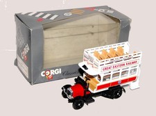 CORGI CLASSICS 1/76 C858/11 THORNYCROFT TYPE J BUS CAR ANGLAIS 2 ETAGE TOIT CIEL
