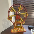 J. Chein & Company Vintage Tin Hercules Ferris Wheel Toy 1930