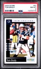 2003 SCORE #81 TOM BRADY PSA 8