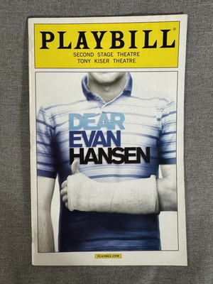 Dear Evan Hansen Off-Broadway Premiere Playbill