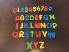 Melissa Doug Magnetic Wood Letters and Numbers Alphabet Upper Case Complete