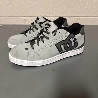 Mens DC Shoe Company Gray 302361 Skateboard Net Athletic Sneakers