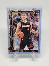 2025-26 Topps Holiday #H61 Nikola Jovic Light Blue Parallel Miami Heat NBA