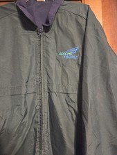 Unisex Lined green Windbreaker Sz XL LOGO AFSCME PEOPLE