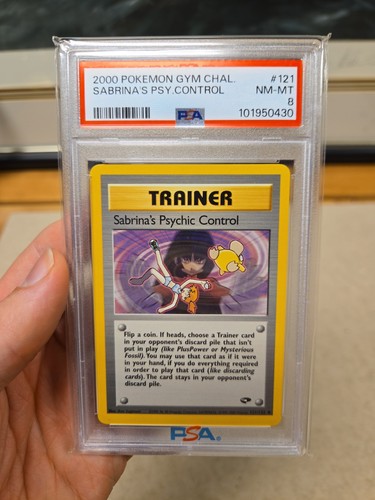 Sabrina's Psychic Control (Unlimited) graded PSA 8 for sale on eBay