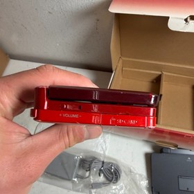 Nintendo 3DS CTR-001 Flame Red Handheld Video Gaming Console with Accessories