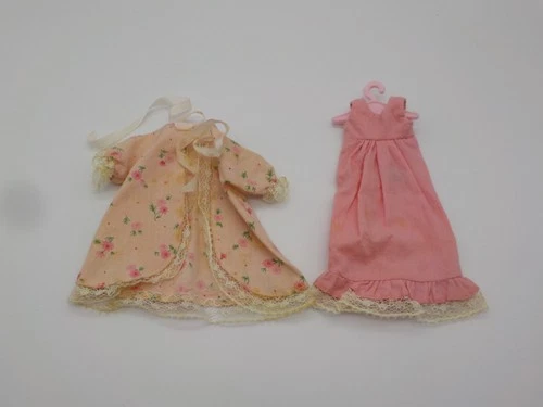 Tutti 3553 Night Night Sleep Tight 1965 Mattel Night Gown & Robe + FREE SHIPPING