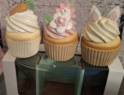 Easter Spring Resin Fake Cupcakes