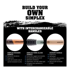 Halder Inc Rubber/superplastic Head Simplex Soft-Face Mallet With Wooden Handle