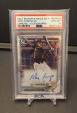 2021 Nick Gonzales Bowman Chrome Mega Auto Pirates