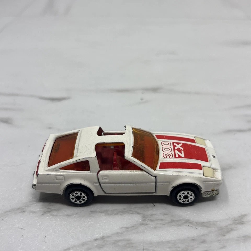 Nissan 300ZX Turbo Majorette Años 80 Blanco Vintage Nº 214 France Movers ZX 300 Foto 3 de 4