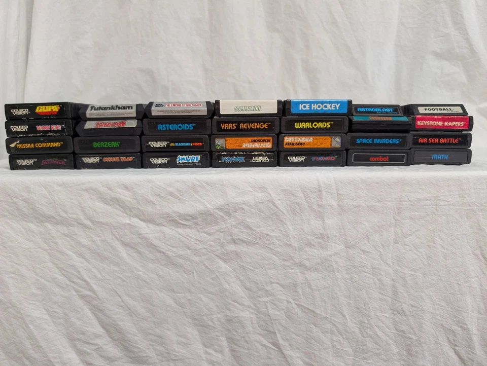 583 Lot "28" Coleco Games D Kong, Smurf, Zaxxon, GORF, Turbo & More Untested  - Image 2 of 4