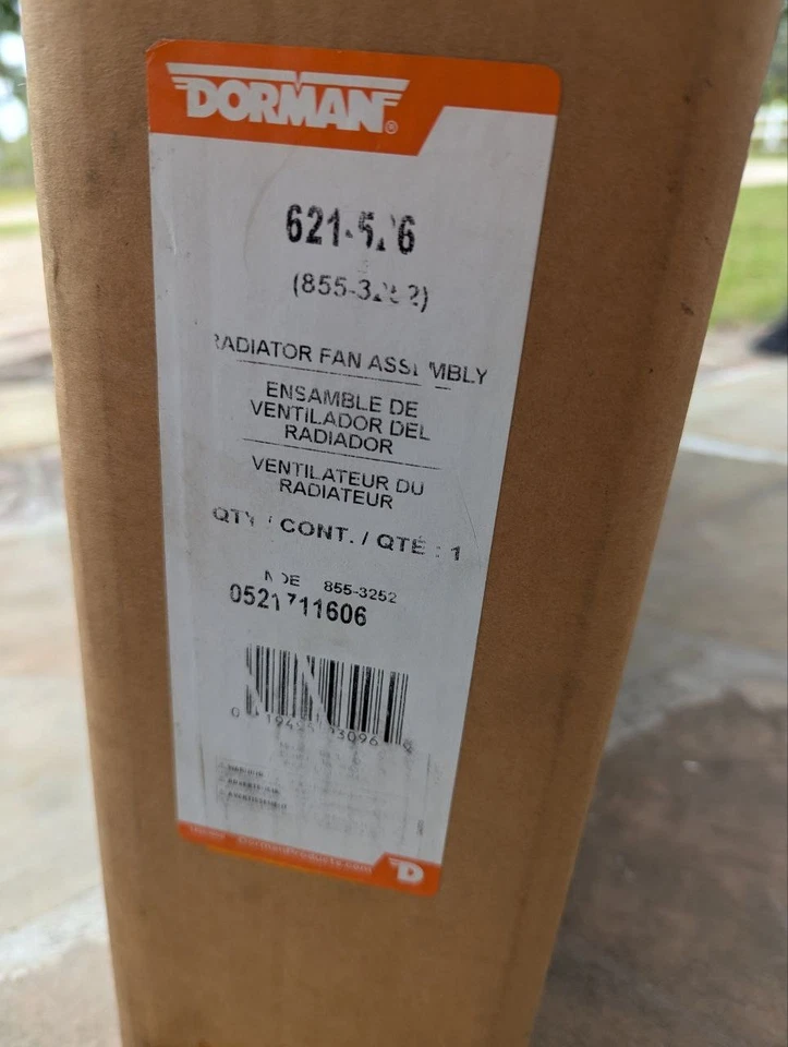 Ventilador de radiador Dorman 621-526 2009-2023 Dodge Charger Challenger - AU Foto 2 de 2