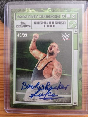 Bushwhacker Luke /99 Auto Topps Decades    90s Edition WWE 2026