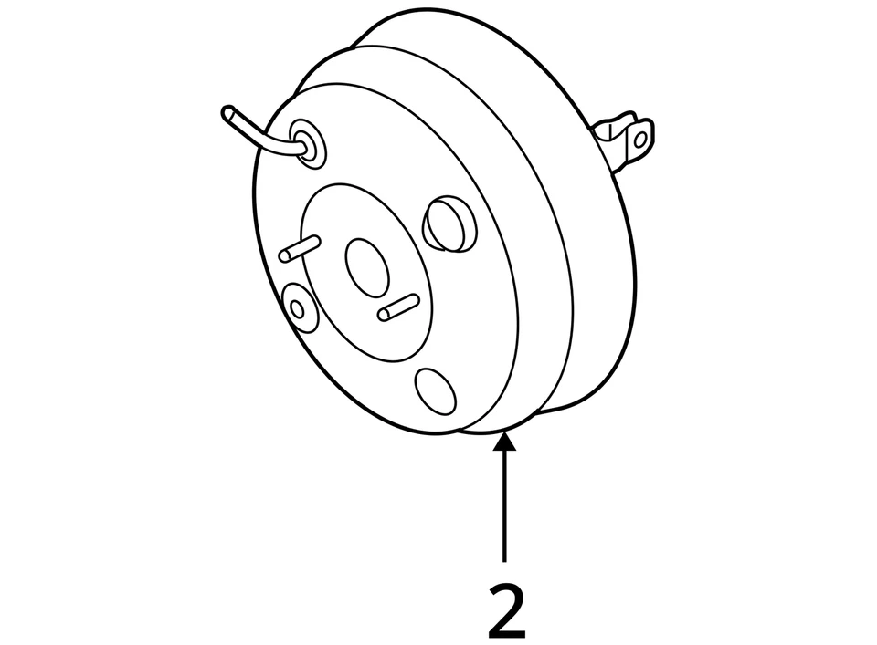 Potenciador de freno compatible con 07-09 SANTA FE 5230284 Foto 4 de 4