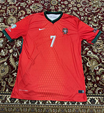 Nike Portugal National Team Soccer Jersey #7 Cristiano Ronaldo Red Green