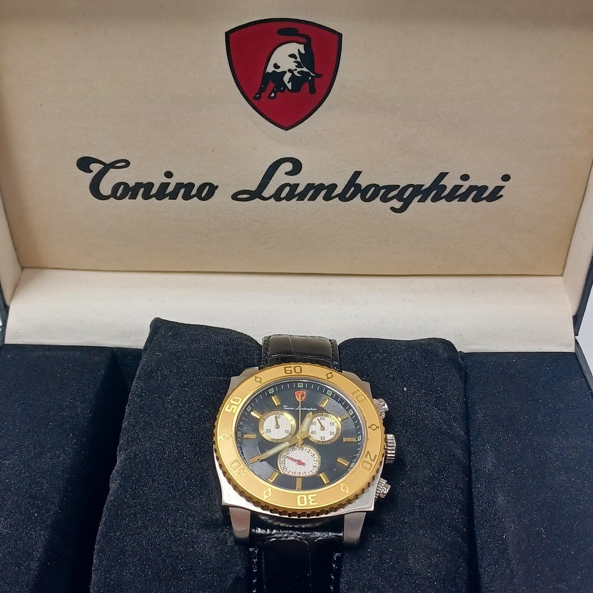 Tonino Lamborghini EN040L.301 Mens Watch. New Battery. New Never