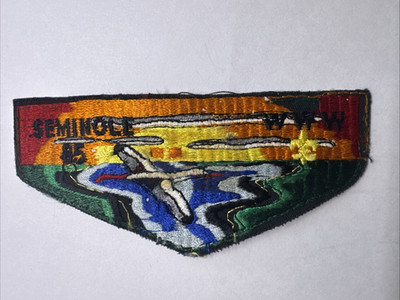 WWW BSA Seminole Lodge 85 Flap  Thread Break No Border