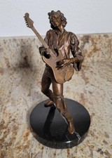 Jimi Hendrix Bronze Statue Franklin Mint by Clete Shields Limited Ed. #0531/9500
