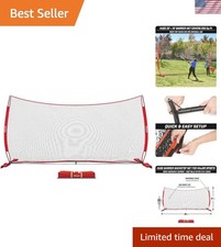 Huge 20' x 10' Sports Net - Perfect Backstop for Baseball, Lacrosse, Basketball