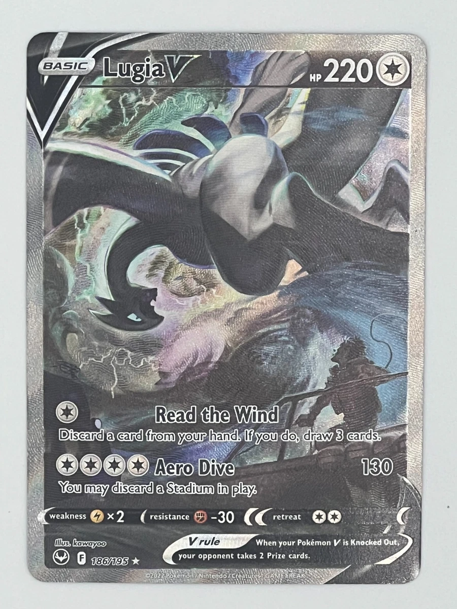 Lugia V 186/195 Swsh12: Sword & Shield - Silver Tempest for sale