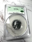 1961 90% Silver Washington Quarter PR64 CAC Graded