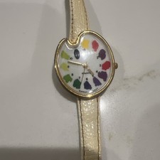 Vintage Artist Painting Palette Women s  Watc...