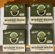 Dr. Squatch Star Wars Limited Edition Soap 4 bricks Yoda Wisdom Wash zero grit