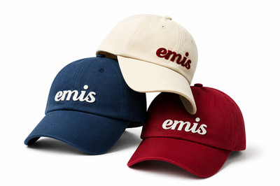 EMIS Logo Ball Cap - Select from 3 Popular Colors (Red, Cream, Blue Green)