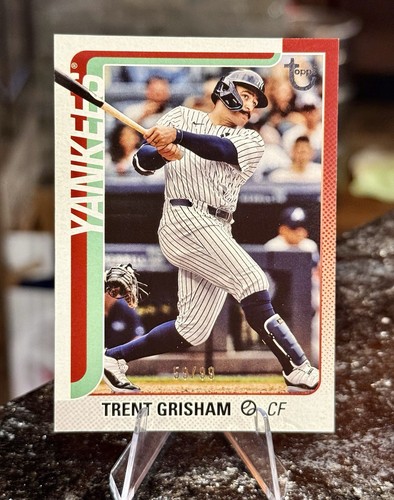 2025 Topps Series 2 Trent Grisham #/99 Vintage Stock SP Retro NY Yankees 666