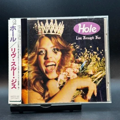Hole / Live Through This First Edition 1994 Japan OBI CD - Photo 1/4